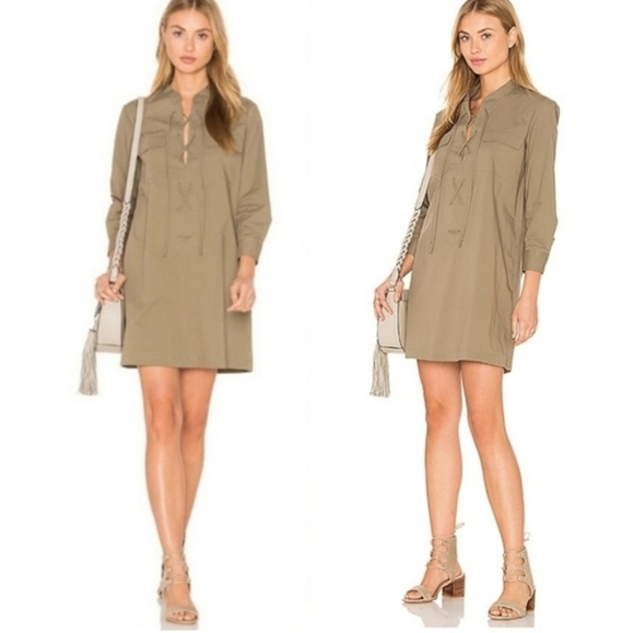 Theory Dresses & Skirts - THEORY Jullitah Moss Poplin Dress